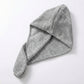 Premium microfibre hair towel for frizz-free drying and curl protection